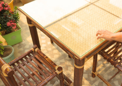 CRYSTAL QUAD DINING TABLE